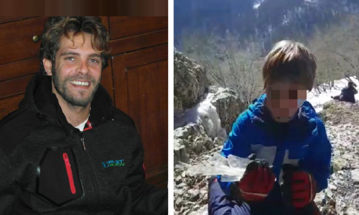 Francesco Agostinelli e a fianco il figlio Alberto in una foto scattata poco prima dell'incidente Osimo e Dintorni